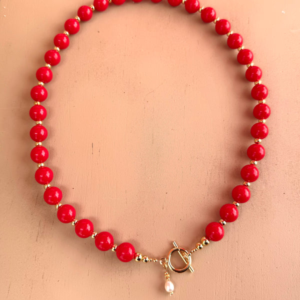 Collar Pepas Red Charm