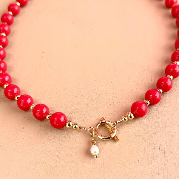 Collar Pepas Red Charm