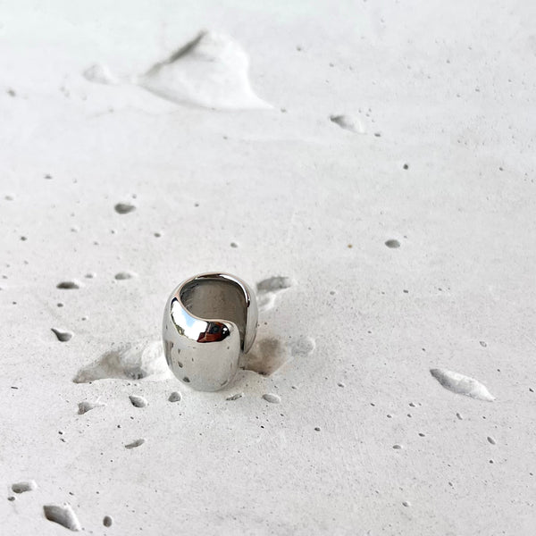 Earcuff Milagros Silver Rodio