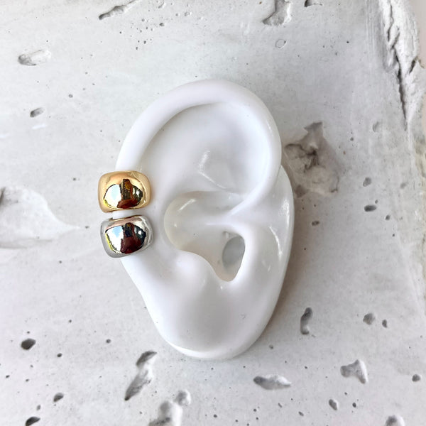 Earcuff Milagros Silver Rodio