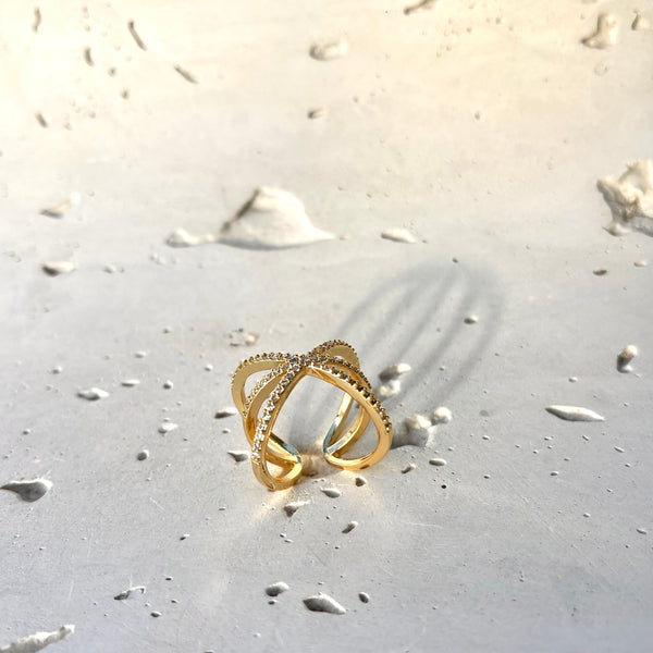 Anillo Asterisco gold