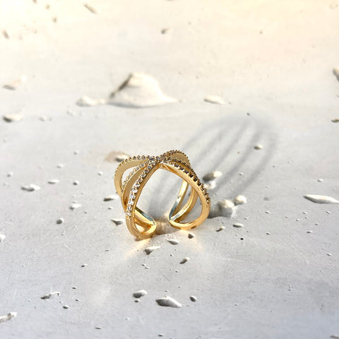 Anillo Asterisco gold