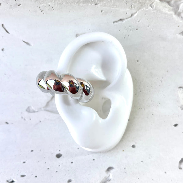 Earcuff Bilbao  Silver