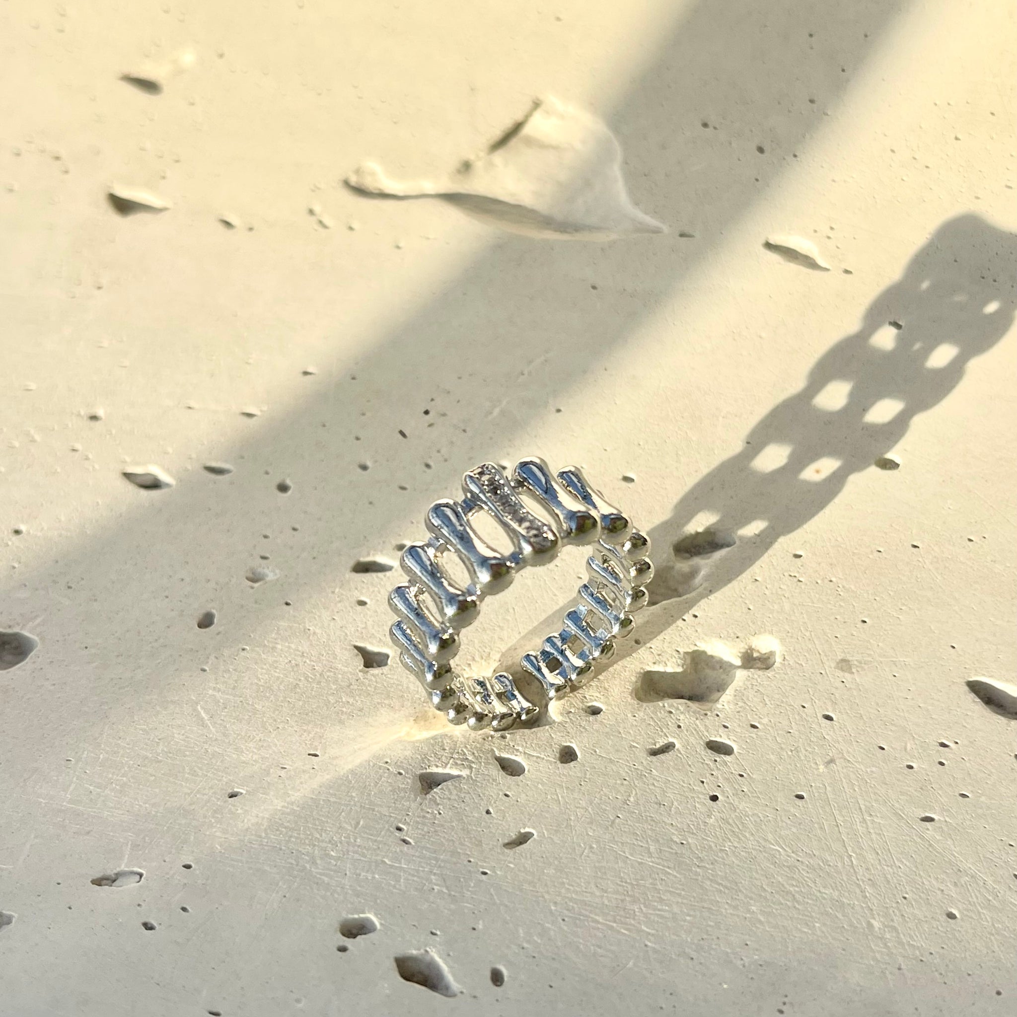 Anillo Huston silver