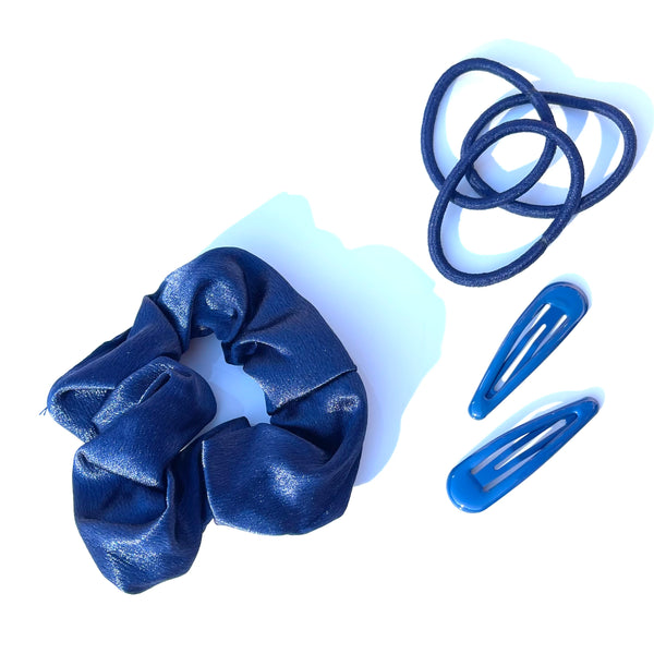 Hebilla Scrunchie y cauchos school