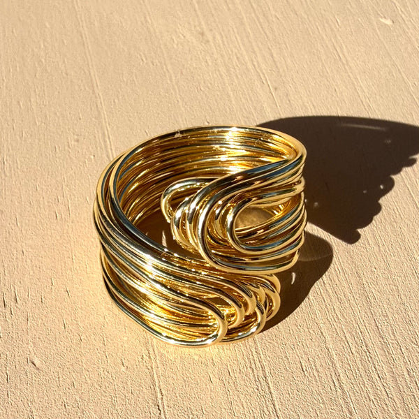 Anillo mil deseos dorado