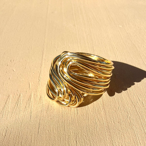 Anillo mil deseos dorado