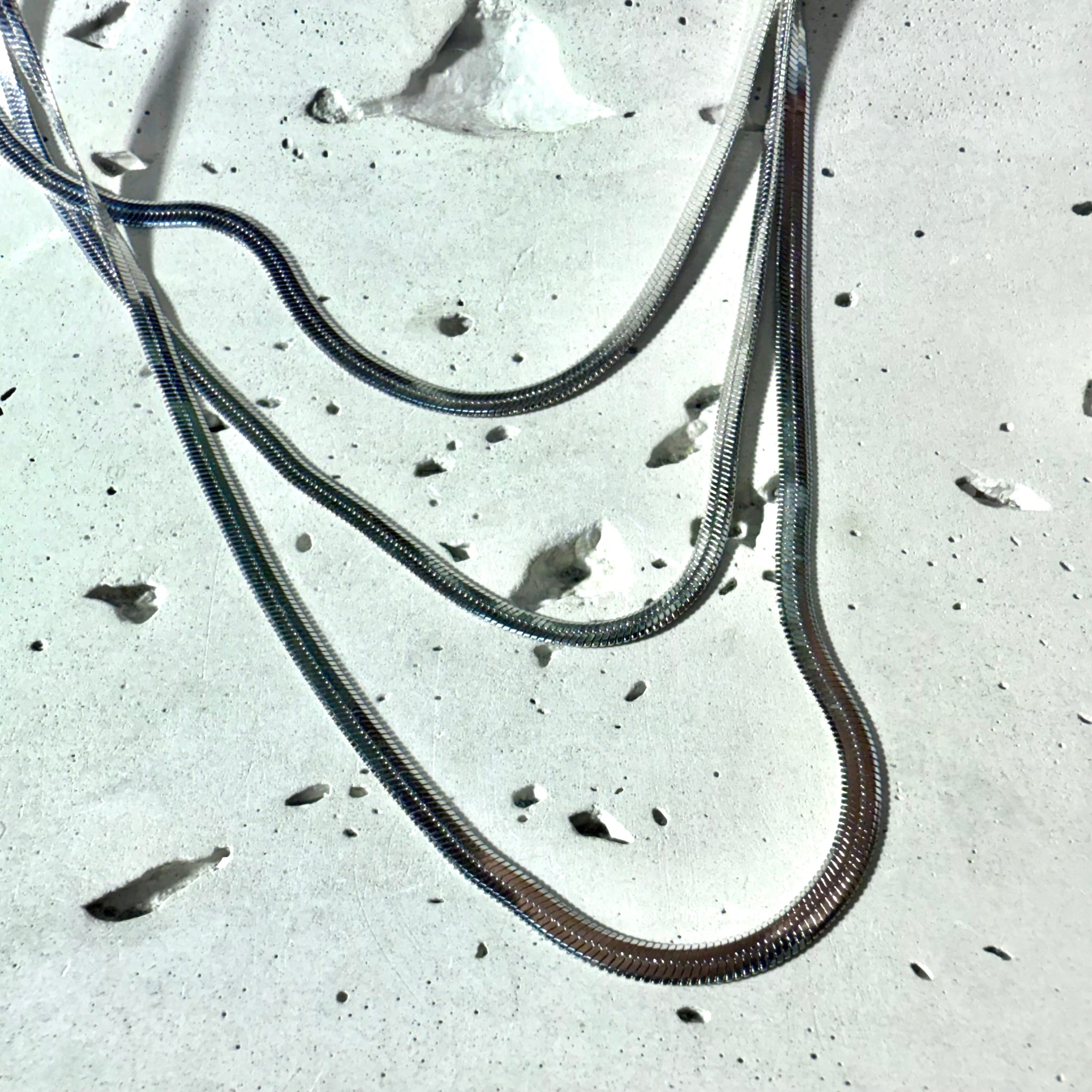 Cadena x tres snake silver