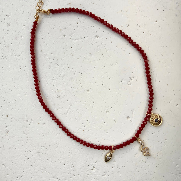 Cadena Vermelho Charms