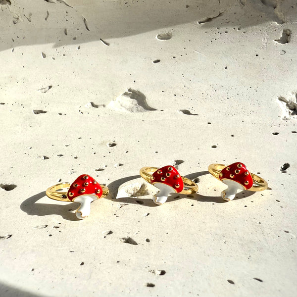 Anillo Hongo Rojo