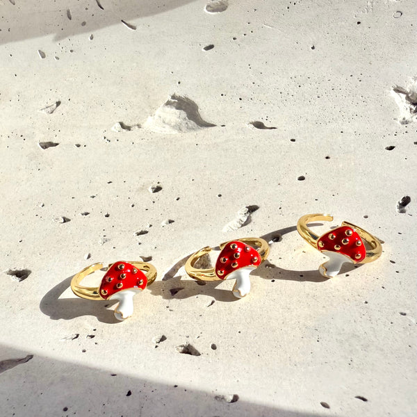 Anillo Hongo Rojo