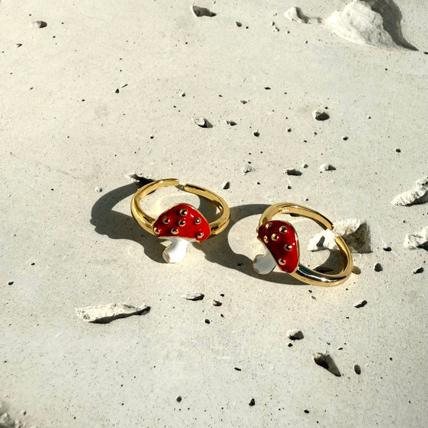 Anillo Hongo Rojo