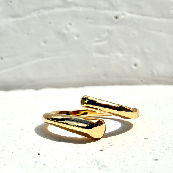 Anillo dos almas ajustable