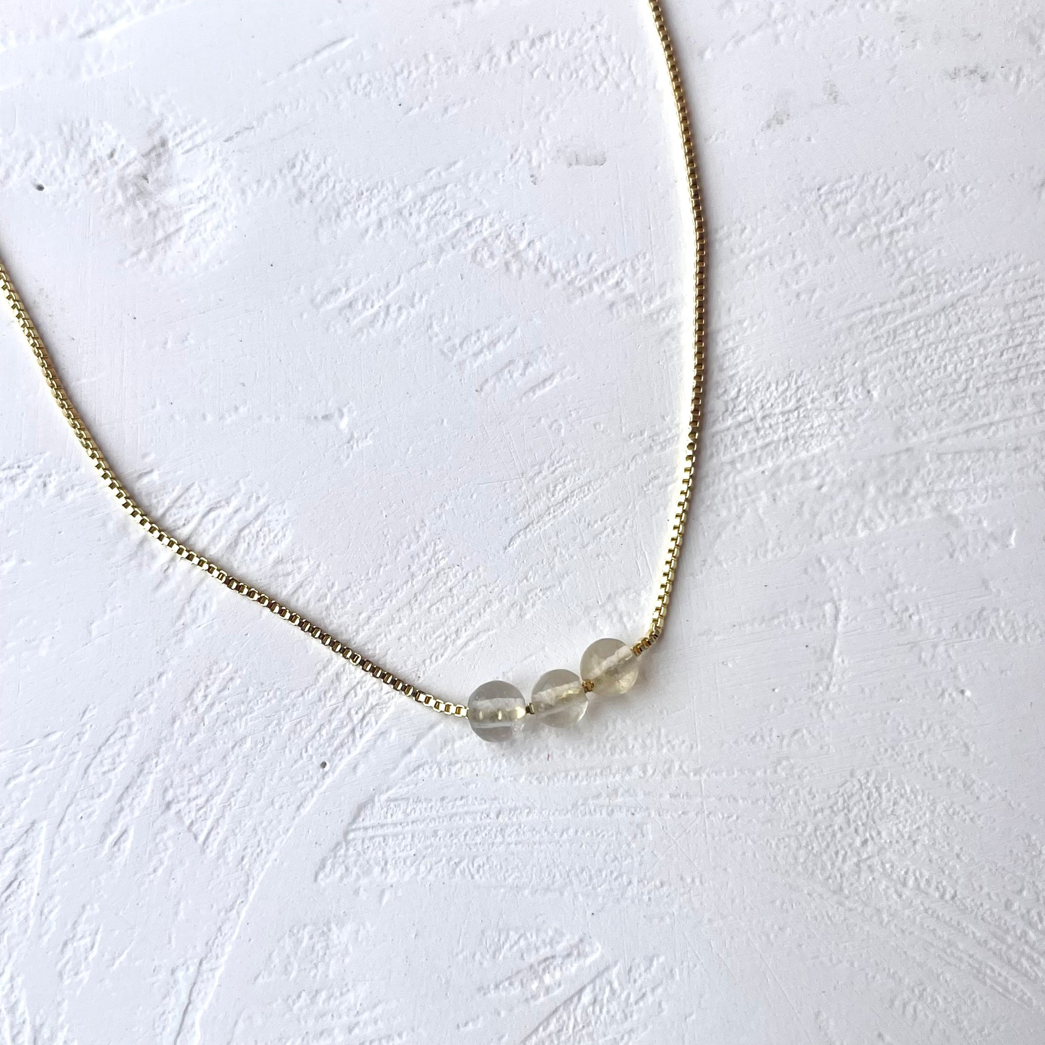 Cadena Choker Citrino