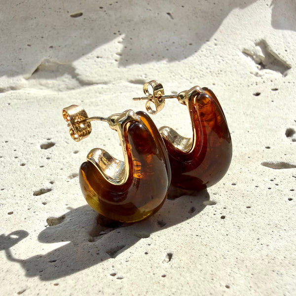 Topo Android - Aretes Minis de Figura en Rodio Hipoalergénico