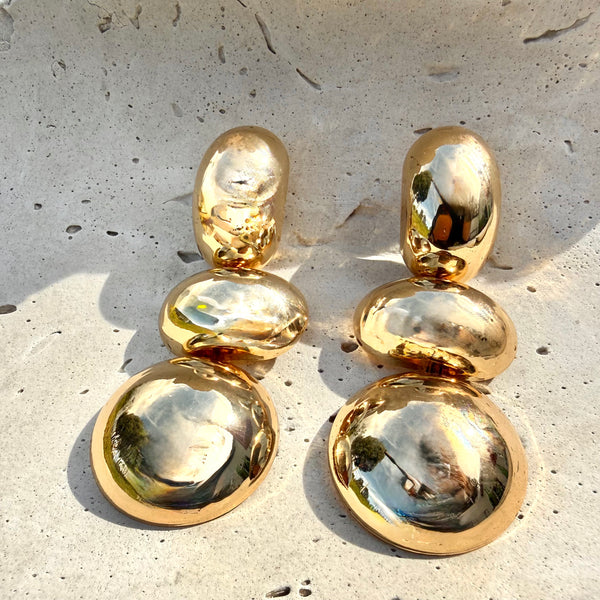 Aretes Aria Maxi Dorado
