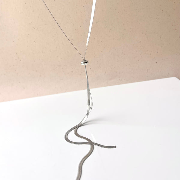 Cadena Corbata Silver