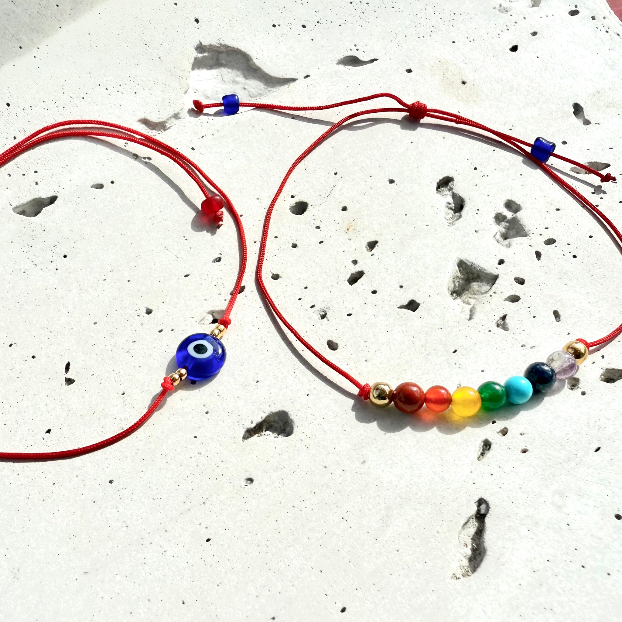 Pulsera  Duo  Chacras Hamsa