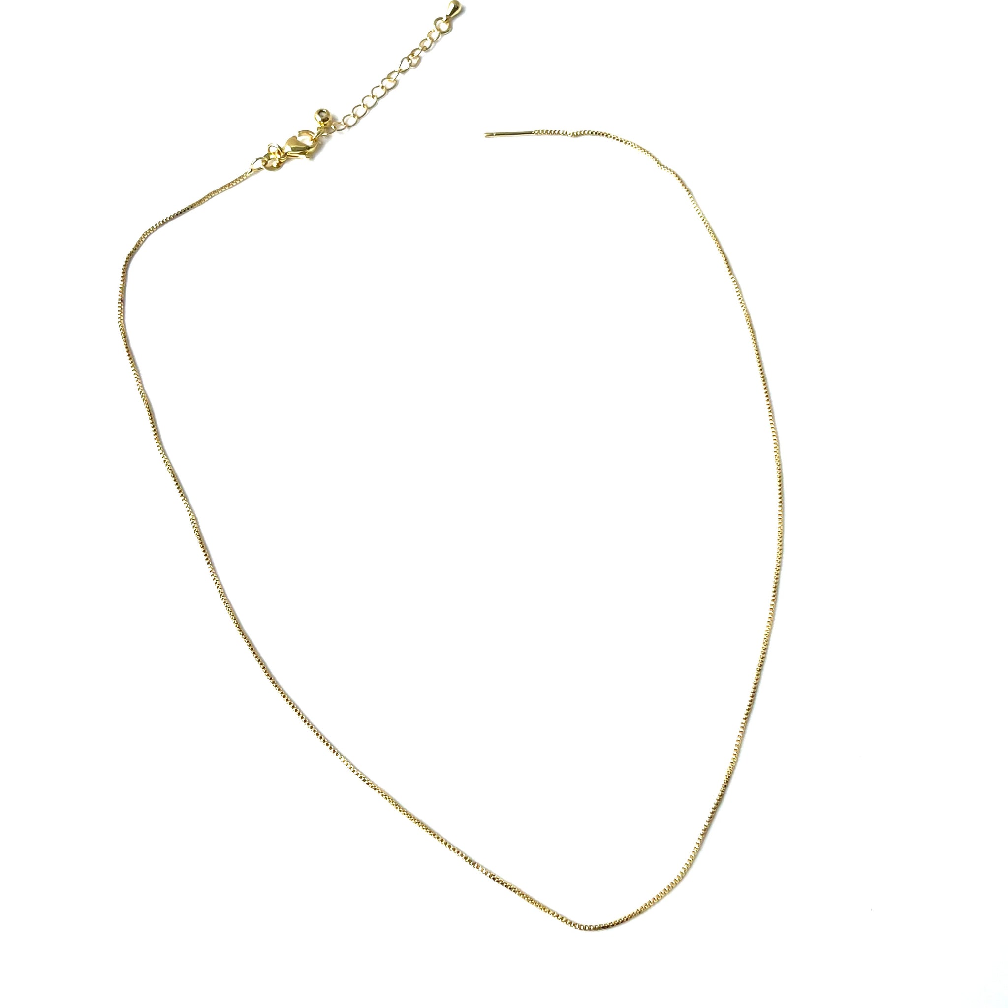 Choker base puntilla en rodio - Cadena personalizable para dijes MariaBolo"