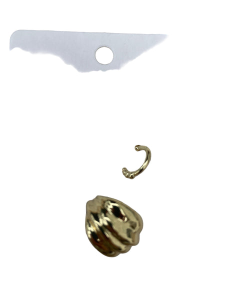 Earcuff duo Gold Earcuff duo gold dorado sin perforación gold filled antialérgico 2.3cm MariaBolo
