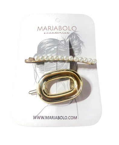 Set hebillas para cabello niñas Omx2 moños accesorios pelo infantil MariaBolo Colombia