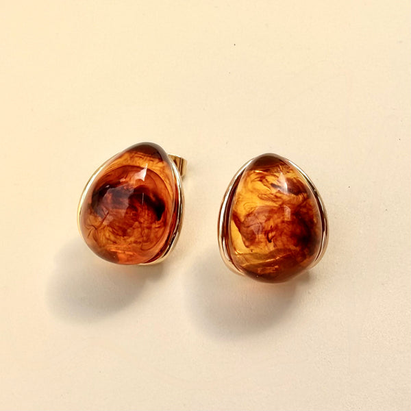 pendientes nacarados en rodio elegantes anti alergénicos