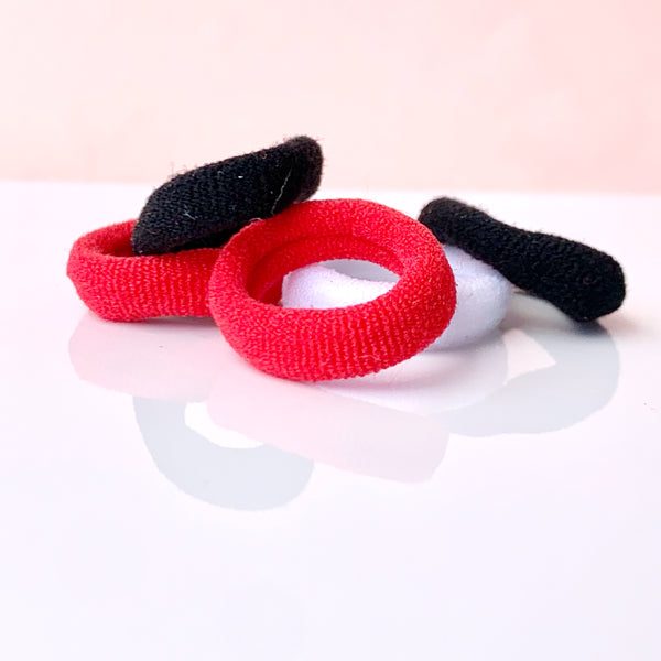 Colero peque Rojo Negro - MariaBolo Accesorios